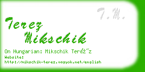 terez mikschik business card